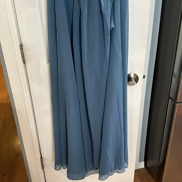 Steel Blue Bridesmaids dress - Picture 5 of 6